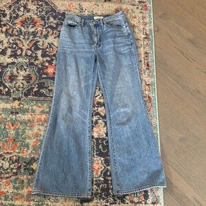 Madewell Baggy Flare Medium Wash Size 28